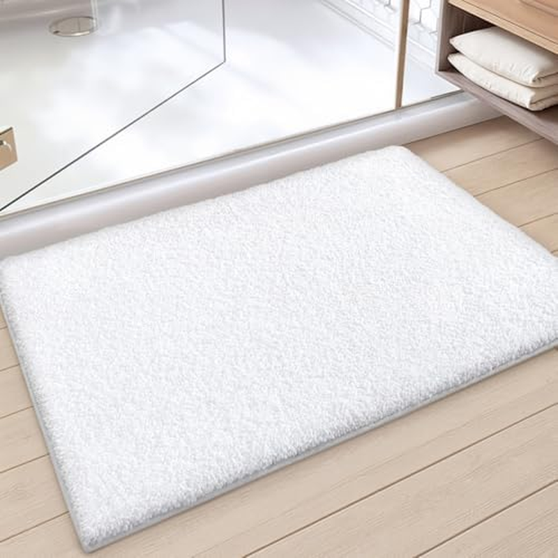 Bath Mats 40X60Cm Simple and Stylish, Non Slip Washable Bathroom Rug, Extra Soft