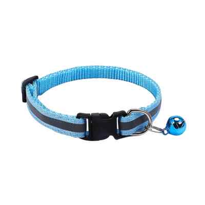 Reflective Nylon Cat Collar With Bell For kitten Small Dog Puppy Pet Adjustable