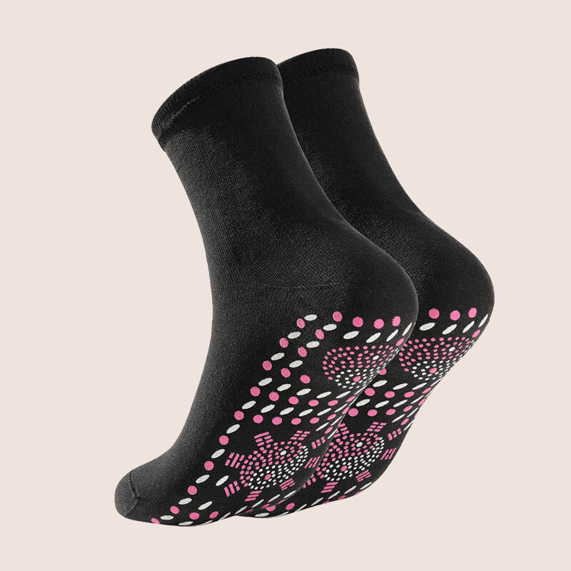 New Self Heating Tourmaline Magnetic Therapy Health Socks Foot Pain C