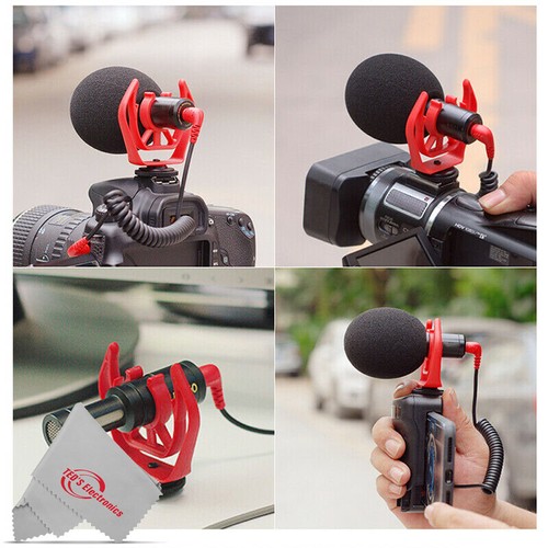 Vivitar Universal Microphone for Sony FDR-AX33 Camcorder External Microphone