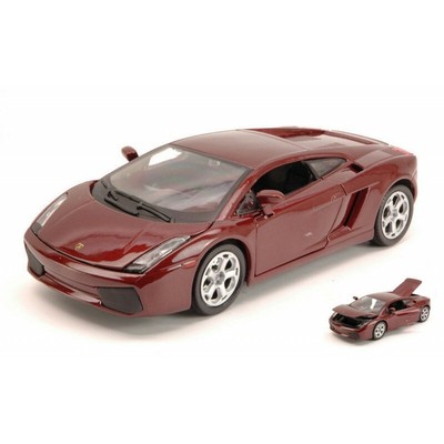 Burago BU22051R Lamborghini GALLARDO 2005 DARK RED 1:24 MODELLINO DIE CAST MODEL