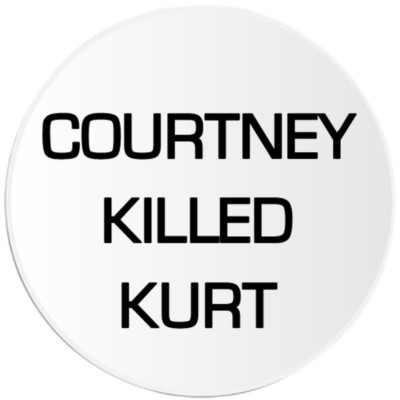 Courtney Killed Kurt - 3 Pack Circle Stickers 3 Inch