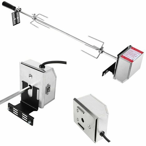 107cm Grillspieß-Set Mit Motor, Elektrischer Drehspieß BBQ Für Drehspieß Gasgril