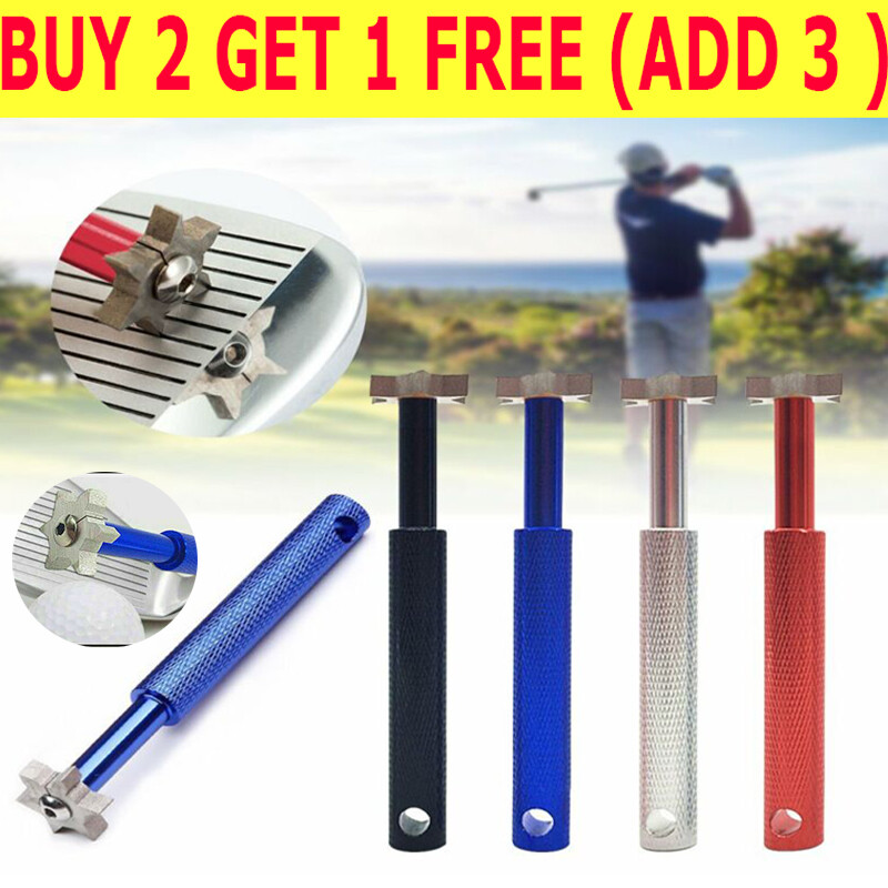 Iron Wedge Club Groove Sharpener Cleaning Tool Cleaner Square Groove 6heads