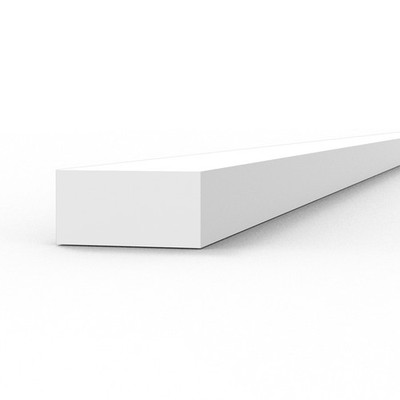 Opaque White Polystyrene Strips 1.50 x 3.00 x 350mm - 10 Units for Scenery