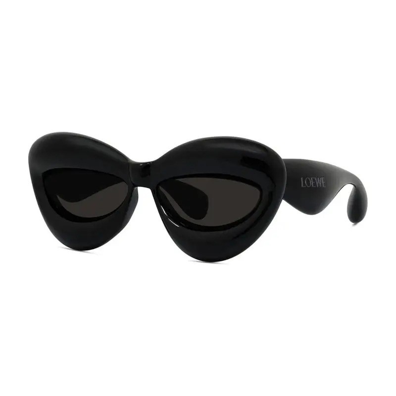 NEW LOEWE SUNGLASSES BLACK GREY WOMEN EYEWEAR LOEWE LW40097I 01A
