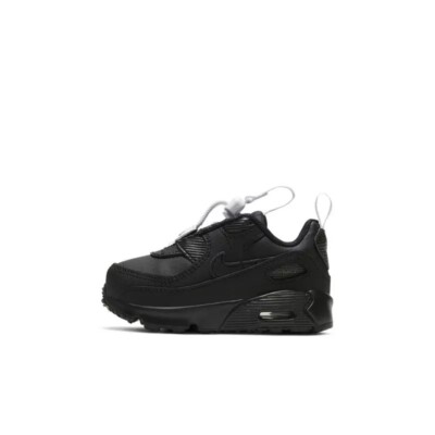 Кроссовки Nike Air Max 90 для малышей, черный/черный-белый-черный (CV0065 001)