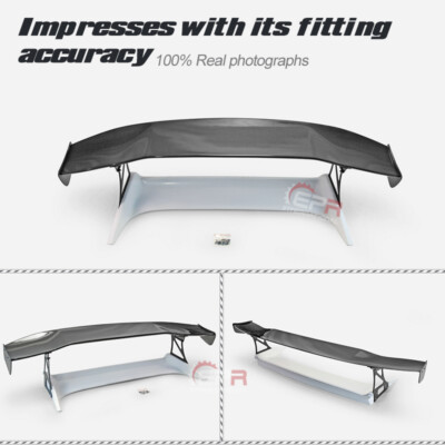 For Honda NSX NA1 NA2 VTX4 Type Carbon Rear GT Wing +FRP Unpainted Trunk Spoiler