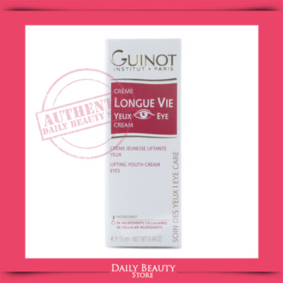 Guinot Longue Vie Yeux Eye Cream Eye Lifting Creme 15ml 0.44oz NEW SEALED FAST S