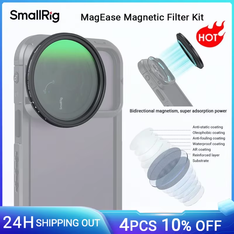 52mm Magnetic Variable ND Filter ND2-ND32 (1-5 Stops) Adjustable Neutral Density