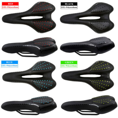 Bike Saddle MTB Mountain Road Bicycle Seat Gel Filled Soft A