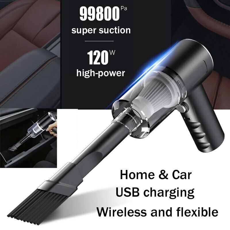 120W Cordless Handheld Vacuum Cleaner Portable Small Mini Ca