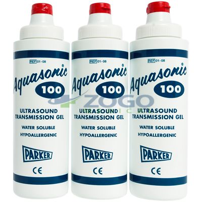 Aquasonic 100 Ultrasound Gel - 8.5 Ounce Tube - Pack of 3