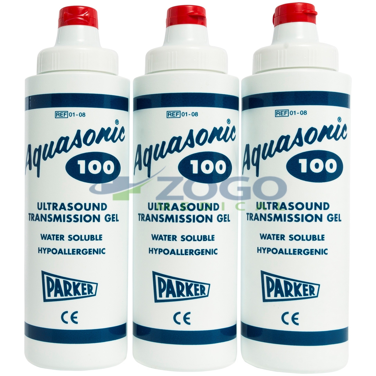 Aquasonic 100 Ultrasound Gel 8.5 Ounce Tube Pack of 3 812082800061