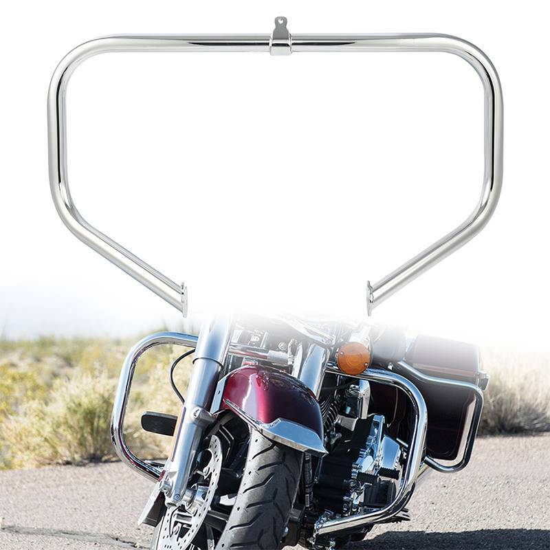 Highway Engine Guard Crash Bar Footpeg Fit For Harley Electra Street Glide 09-23