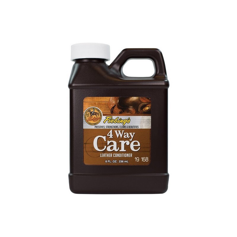 Leather Conditioner Fiebings 4 Way Care 236ml Preserves and Strengthens Leather