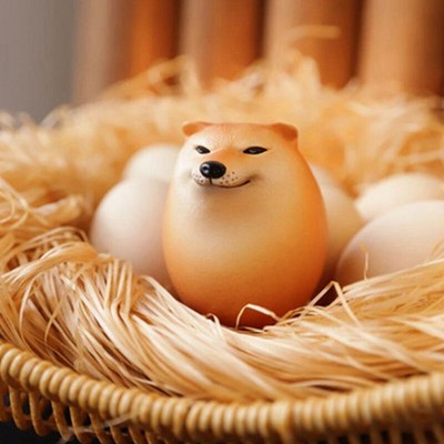 5x Dog & Egg Union Dekoration für Heimbüros, Lustige Weihnachtsgeschenke M4W3