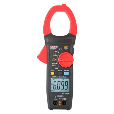 UNI-T Digital Clamp Meter Auto Range Multimeter Voltmeter Ohmmeter Cap Temp Test