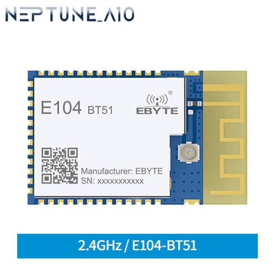 BLE5 Wireless Bluetooth to Serial Slave Module CC2640R2F beacon 2.4GHz E104-BT51