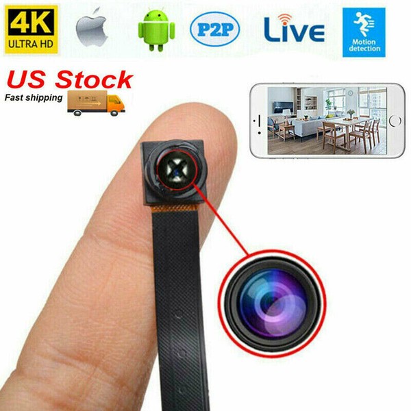 HD 1080p 4K Nanny WiFi Cam DVR wireless Mini Hidden pinhole DIY Screw camera - Image 8