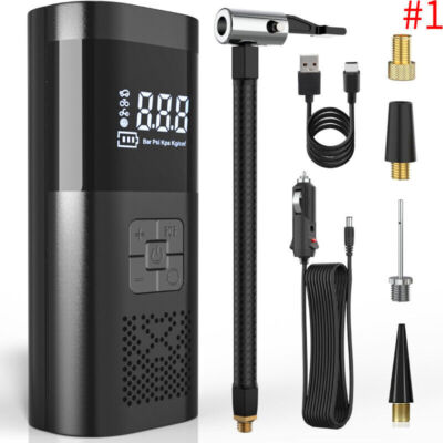 Cordless Electric Scooter Bike Tire Inflator Car Air Compressor Bicycle Pump PSI
