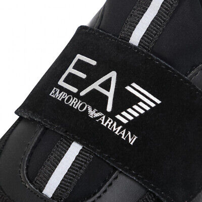 Pre-owned Ea7 Shoes Sneaker Emporio Armani  Man Sz. Us 8,5 X8x066xk173 N144 Black