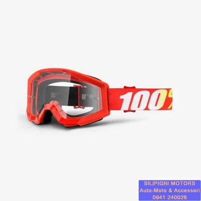Maschera 100% Strata Furnace 461068 Occhiali Moto Cross / Enduro