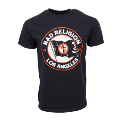 BAD RELIGION MENS 1980 LOS ANGELES T SHIRT 