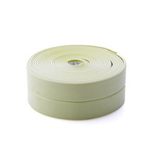 Bathroom Self-Adhesive Caulk Strip Sealant Tape Bath Toilet Wall Sealing Trim 