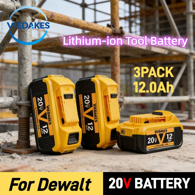 100% original 20V battery12.0Ah 8.0Ah Li-ion Battery For DeWalt Rechargeable DCB