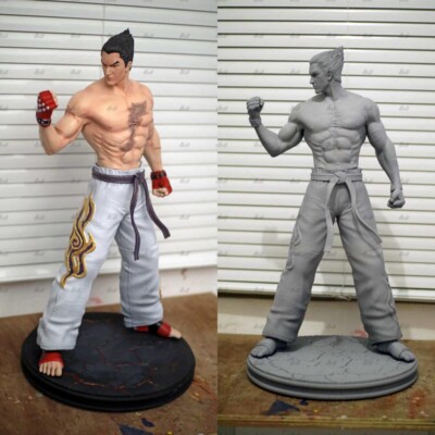 Tekken Kazuya 3D Printing Unpainted Model GK Blank Kit Figure New Hot Toy Stock
