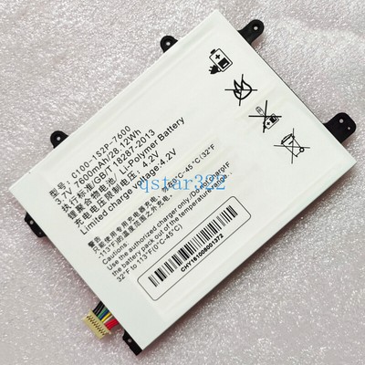 New C100-1S2P-7600 Battery 3.7V 7600mAh For Hasee Pcpad X5 CM Pro Plus Tablet PC