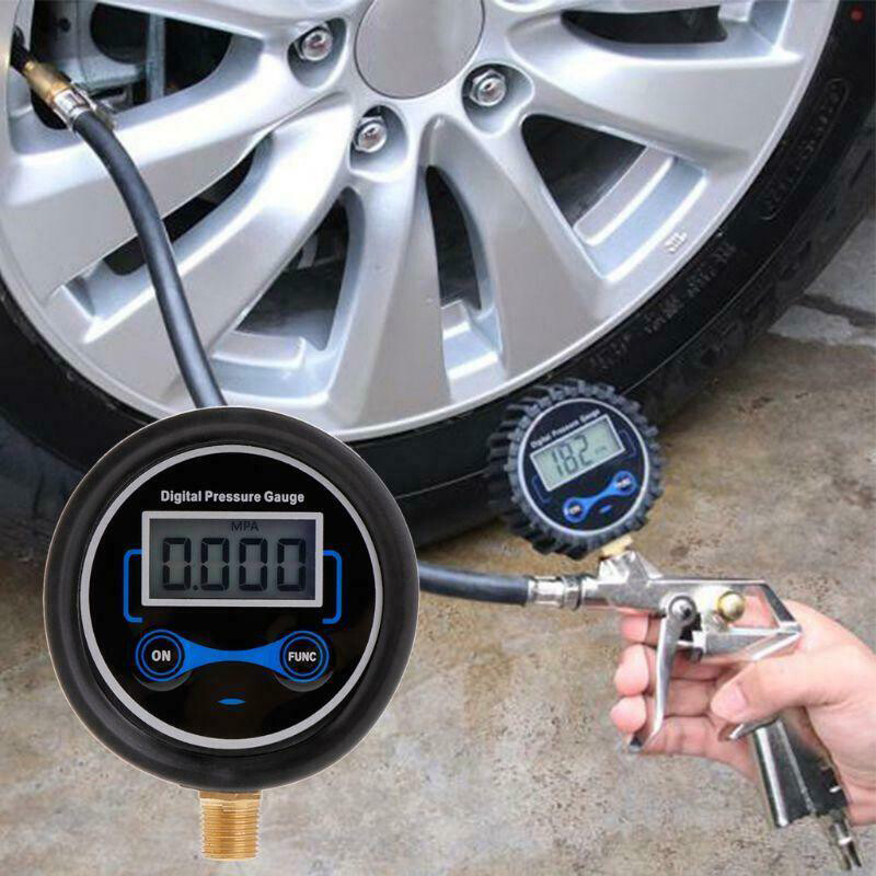 0-200 PSI Digitale LCD Tire Manometer Druckprüfer Luftdruckprüfer Druckmesser