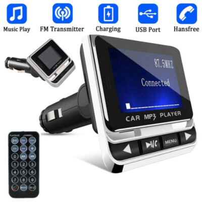 Bluetooth Car FM Transmitter MP3 Player Hands free Radio Adapter Kit USB Charger