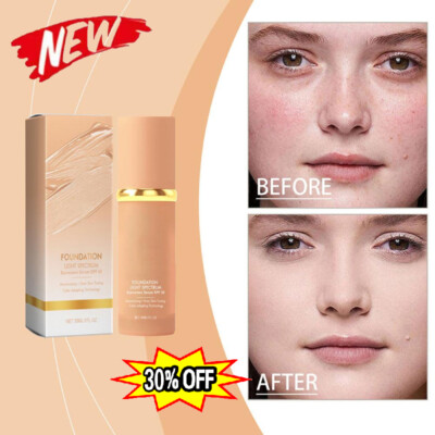 Biomimic Foundation 4 in 1 Medium Spectrum Foundation Liquid 30g hot -、【