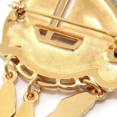 James Avery Solid 14K Yellow Gold Fishers of Men Retired Pin Brooch Heavy
