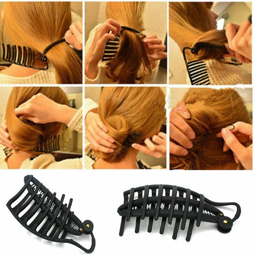 Women Diy Fast Hair Styling Volume Boost Comb Clip Tool Set French