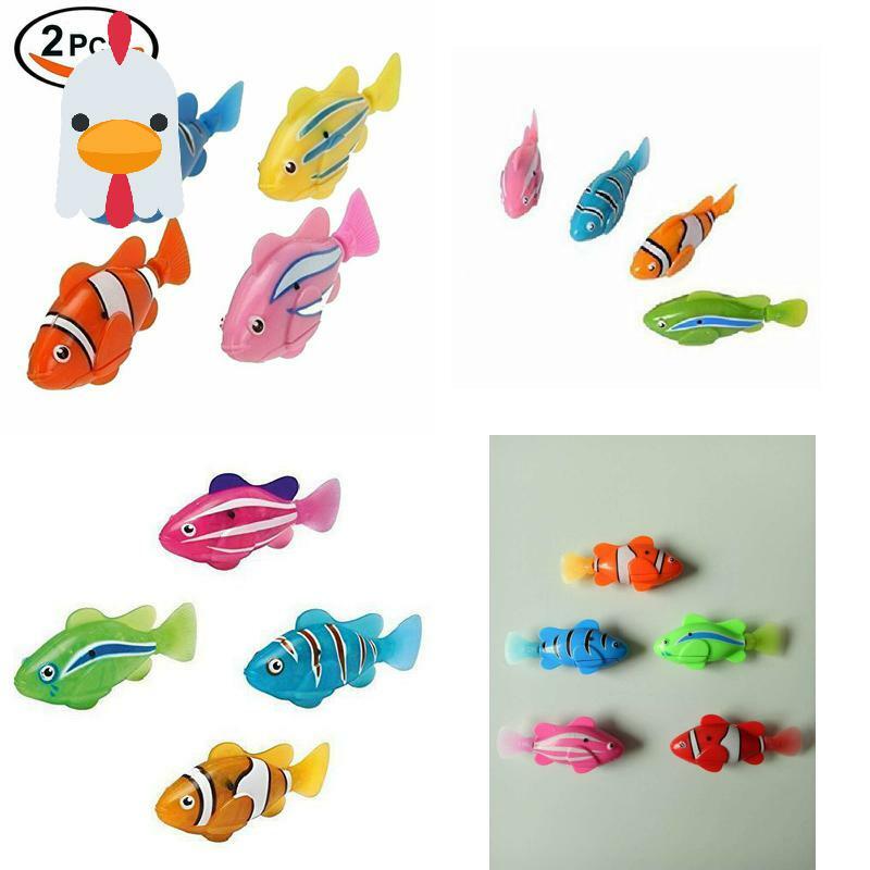 Twshiny Lebensechte Elektronische Spielzeug-Mini Roboter-Fisch-Schwimmen-Roboter