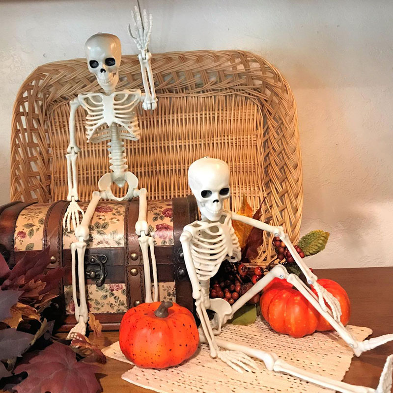 Prextex]Prextex 19Posable Halloween Skeleton Full Body