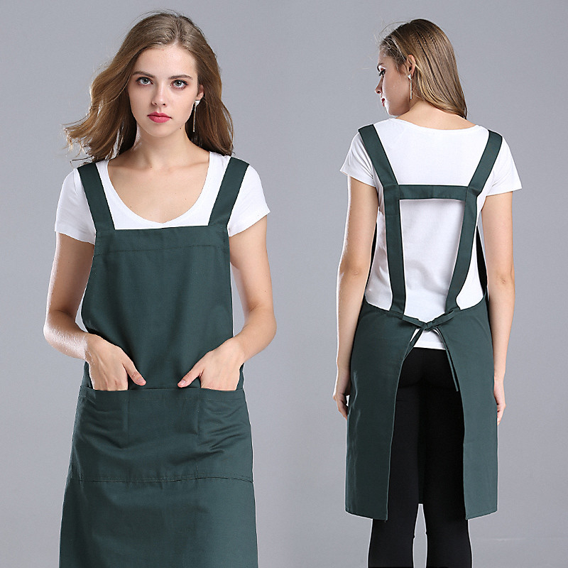 Cotton Apron Pocket Craft Cooking Baking Chef Waiter Kitchen Cafe Painter Work