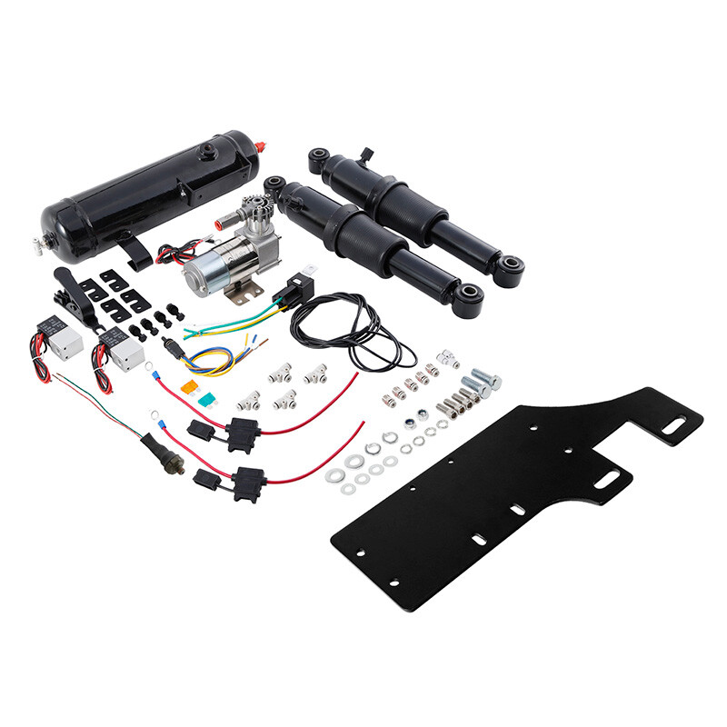 Rear Air Ride Suspension Air Tank Fit For Harley Road King Street Glide 94-2024