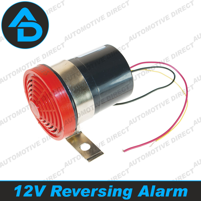 12V 24V Reversing Alarm Beeper Light Duty Night Silent Facility
