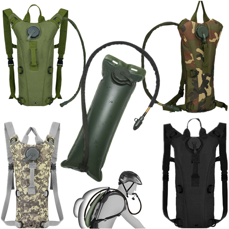 3L Water Bladder Bag Hydration Backpack Pack Hiking Camping Cycling