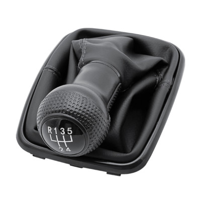 5-SPEED Shift Knob Shifter Gear Boot for 99-2005 VW Golf Bora Jetta GTi R32 MK4