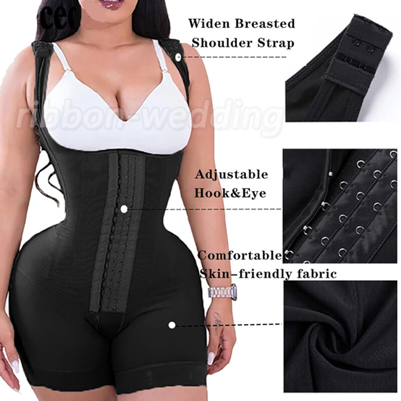 Fajas Colombianas Reductoras Levanta Cola Girdle Post Surgery BBL Body Shaper XL