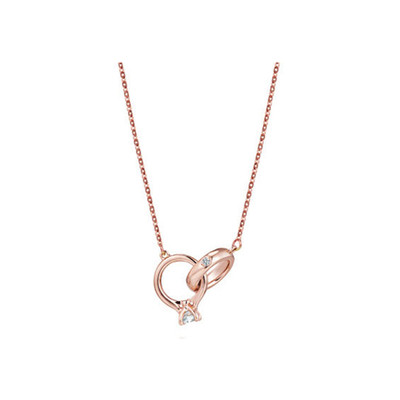 Pre-owned Stylus Women's Jewelry Pink Gold 14k Necklace 251300265 Gift Rose Gold