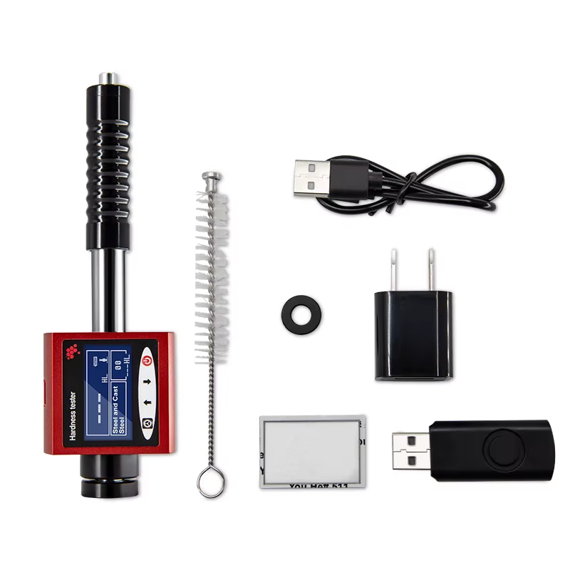360° Durometer 6-in-1 Metal Hardness Tester For Alloy Steel Stainless Cast Iron