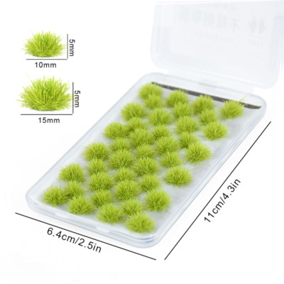 HO/OO Scale Lawn Spring Miniatures Grass Cluster Plants Railway Scenery Model