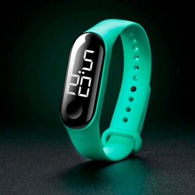 LED Electronic Wrist Watch Sports Luminous Sensor Watches Waterproof Watches