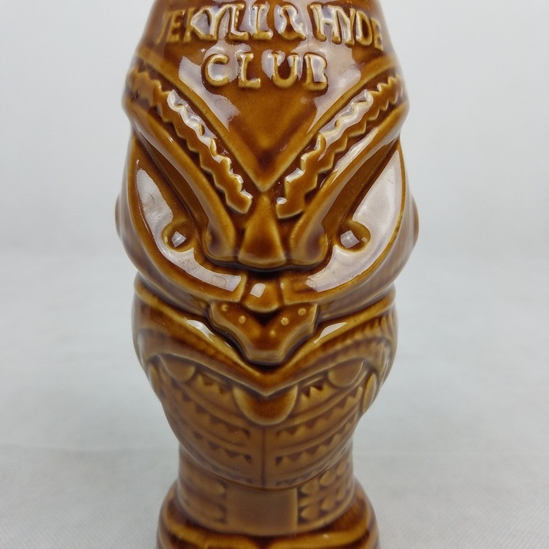 Vintage Jekyll & Hyde Club Tiki Cup Tumbler Glass Ceramic Bar NY Mad Scientist